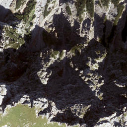Satellite imagery of cairn, AT