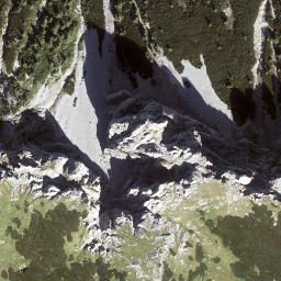 Satellite imagery of cairn, AT