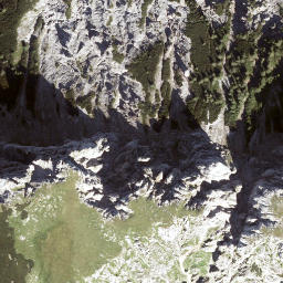Satellite imagery of cairn, AT