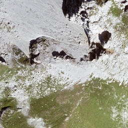 Satellite imagery of cairn, AT