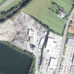 Satellite imagery of cairn, AT