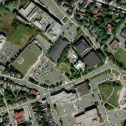 Satellite imagery of St. John's Clock Tower, CA