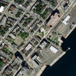 Satellite imagery of St. John's Clock Tower, CA
