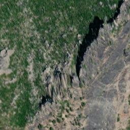 Satellite imagery of Snow Creek Wall, US