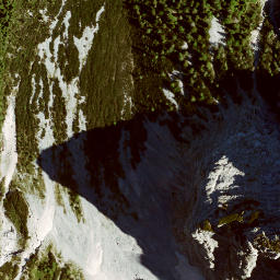 Satellite imagery of Wettersteinspitze, AT