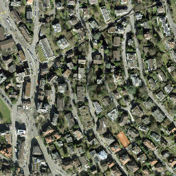 Satellite imagery of Living place of James Joyce, CH