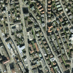 Satellite imagery of Living place of James Joyce, CH