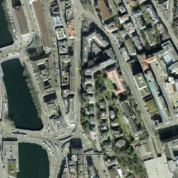 Satellite imagery of Living place of James Joyce, CH