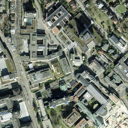 Satellite imagery of Living place of James Joyce, CH