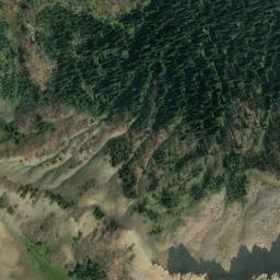 Satellite imagery of Triple Divide, US