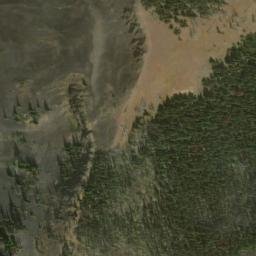 Satellite imagery of Diamond Head, US