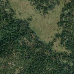 Satellite imagery of Dry Fork Flathead Divide, US