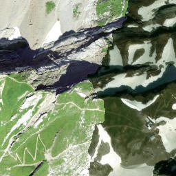 Satellite imagery of Lisengrat, CH