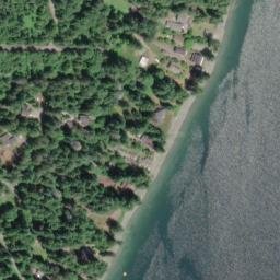 Satellite imagery of Tiye Point, US
