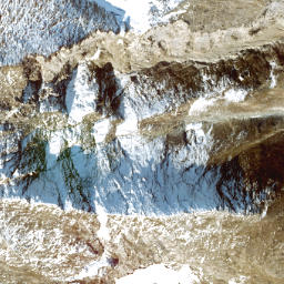 Satellite imagery of Kitzsteinhorn, AT