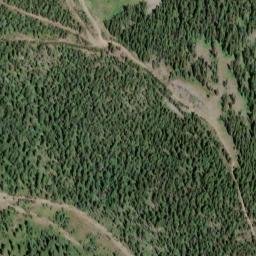 Satellite imagery of Three Sisters, US