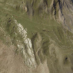 Satellite imagery of cairn, CH
