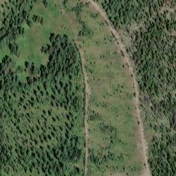 Satellite imagery of Three Sisters, US