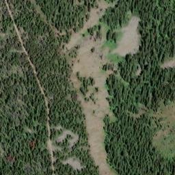 Satellite imagery of Three Sisters, US