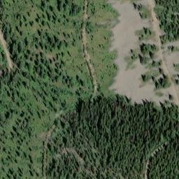 Satellite imagery of Three Sisters, US