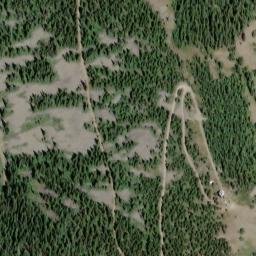 Satellite imagery of Three Sisters, US