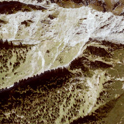 Satellite imagery of cairn, AT