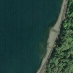 Satellite imagery of Fourth Infantry Bluff, US