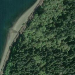 Satellite imagery of Fourth Infantry Bluff, US
