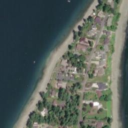 Satellite imagery of Cooper Point, US