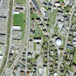 Satellite imagery of cairn, FR