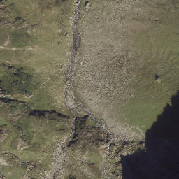 Satellite imagery of cairn, CH