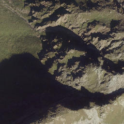 Satellite imagery of cairn, CH