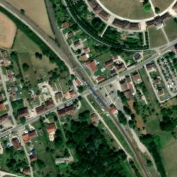 Satellite imagery of Royal Saltworks at Arc-et-Senans, FR