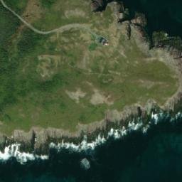 Satellite imagery of Flat Point, CA