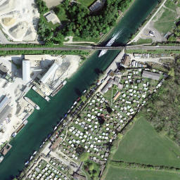 Satellite imagery of La Tène, CH