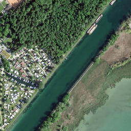 Satellite imagery of La Tène, CH