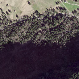 Satellite imagery of cairn, FR