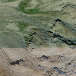 Satellite imagery of cairn, AT