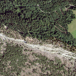 Satellite imagery of cairn, FR