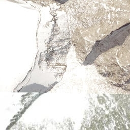 Satellite imagery of Punta Bianca, AT