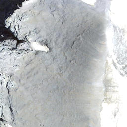 Satellite imagery of Piz Sardona, CH