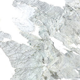 Satellite imagery of Piz Sardona, CH