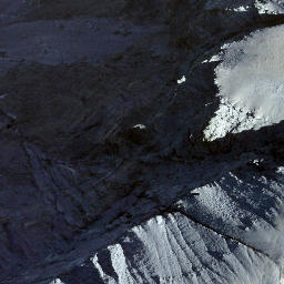 Satellite imagery of Piz Segnas, CH