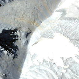 Satellite imagery of Piz Segnas, CH