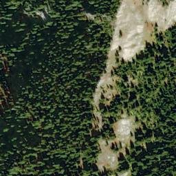 Satellite imagery of Avalanche Ridge, US