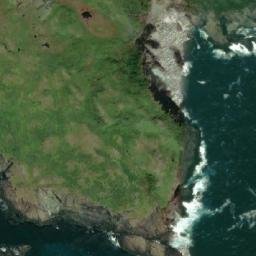 Satellite imagery of Flat Point, CA