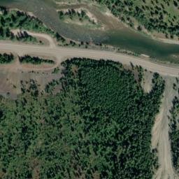 Satellite imagery of Blue Slide, US