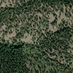 Satellite imagery of Elk Creek Barite Mine, US