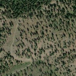 Satellite imagery of Elk Creek Barite Mine, US
