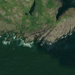 Satellite imagery of Cape Chapeau Rouge, CA
